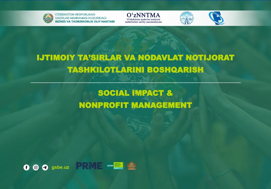 Ijtimoiy ta’sirlar va nodavlat notijorat tashkilotlarini boshqarish